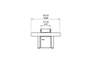 Ecosmart Gin 90 (altezza media) tavolo con braciere a bioetanolo - Efesto Home