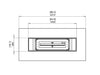 Ecosmart Gin 90 (altezza media) tavolo con braciere a bioetanolo - Efesto Home