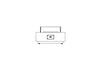 Ecosmart Manhattan 50 tavolo con braciere a bioetanolo - Efesto Home