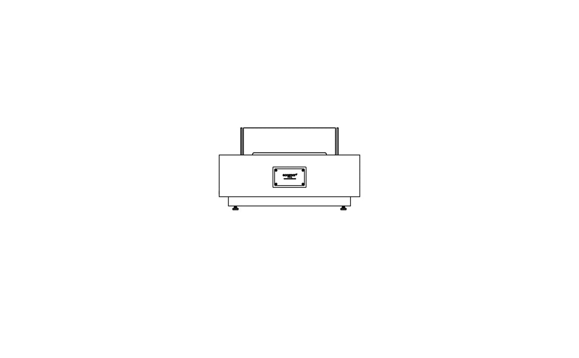 Ecosmart Manhattan 50 tavolo con braciere a bioetanolo - Efesto Home