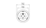 Ecosmart Pod 30 ciotola a etanolo rotonda - Efesto Home