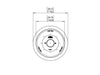 Ecosmart Pod 30 ciotola a etanolo rotonda - Efesto Home