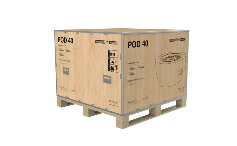 Ecosmart Pod 40 ciotola a etanolo rotonda - Efesto Home