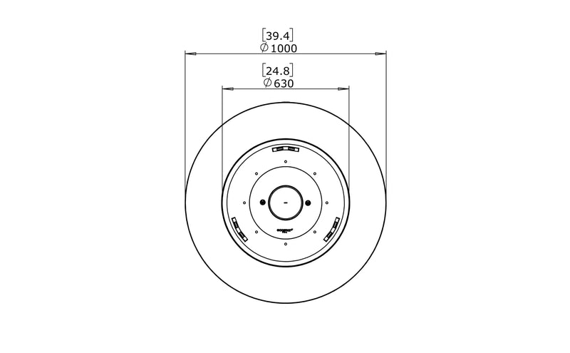 Ecosmart Pod 40 ciotola a etanolo rotonda - Efesto Home