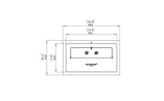 Ecosmart XS340 - bruciatore a etanolo rettangolare - Efesto Home